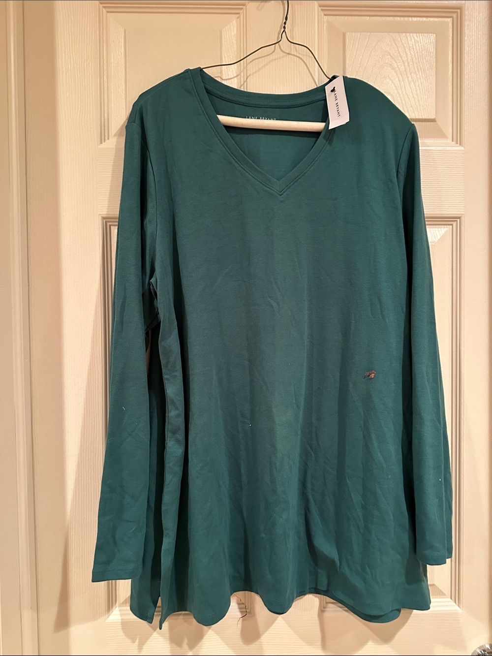 Lane Bryant Teal Scoop Neck Top